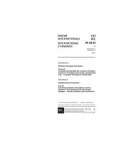 IEC 60034-18-21 Amd.2 Ed. 1.0 b:1996