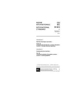 IEC 60034-18-1 Amd.1 Ed. 1.0 b:1996