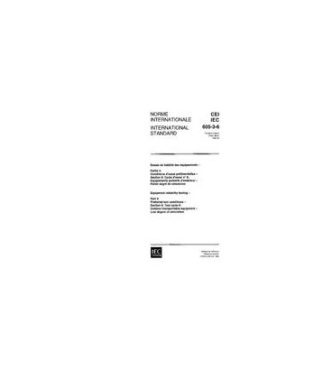 IEC 60605-3-6 Ed. 1.0 b:1996