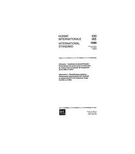 IEC 61689 Ed. 1.0 b:1996