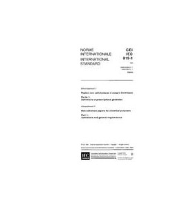 IEC 60819-1 Amd.1 Ed. 2.0 b:1996