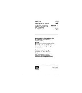 IEC 61334-4-41 Ed. 1.0 b:1996