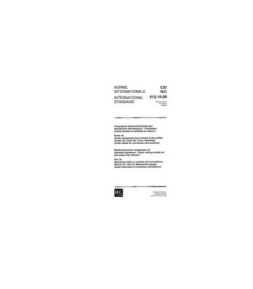 IEC 60512-16-20 Ed. 1.0 b:1996