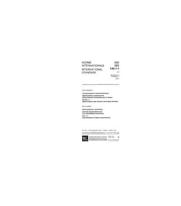 IEC 60146-1-1 Amd.1 Ed. 3.0 b:1996