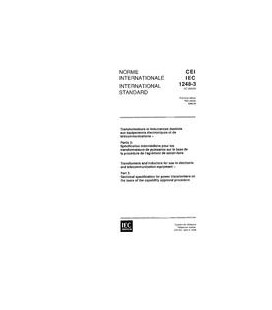 IEC 61248-3 Ed. 1.0 b:1996