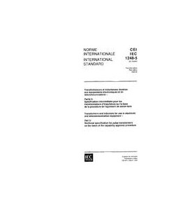 IEC 61248-5 Ed. 1.0 b:1996