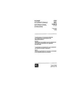 IEC 61248-6 Ed. 1.0 b:1996