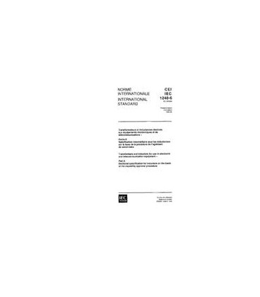 IEC 61248-6 Ed. 1.0 b:1996