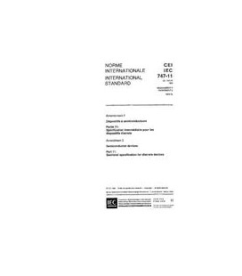 IEC 60747-11 Amd.2 Ed. 1.0 b:1996