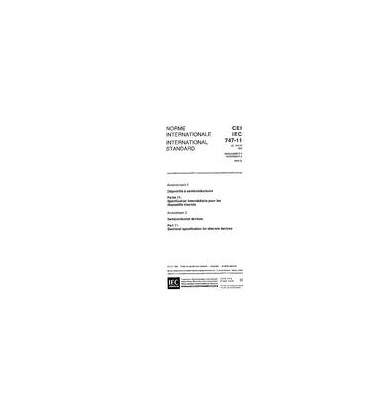 IEC 60747-11 Amd.2 Ed. 1.0 b:1996