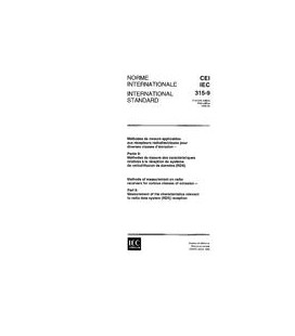 IEC 60315-9 Ed. 1.0 b:1996