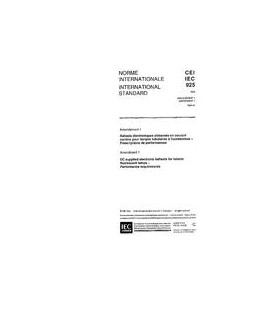 IEC 60925 Amd.1 Ed. 1.0 b:1996