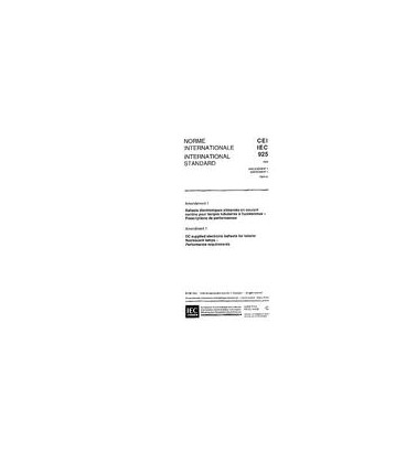 IEC 60925 Amd.1 Ed. 1.0 b:1996