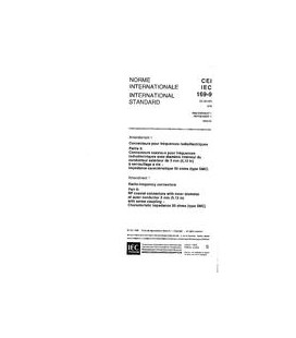 IEC 60169-9 Amd.1 Ed. 1.0 b:1996
