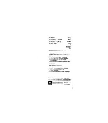 IEC 60169-9 Amd.1 Ed. 1.0 b:1996