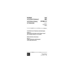 IEC 61169-1-1 Ed. 1.0 b:1996
