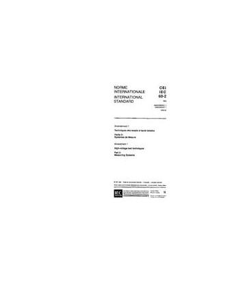 IEC 60060-2 Amd.1 Ed. 2.0 b:1996