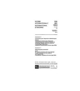 IEC 60169-8 Amd.1 Ed. 1.0 b:1996