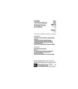 IEC 60169-15 Amd.1 Ed. 1.0 b:1996