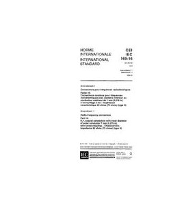IEC 60169-16 Amd.1 Ed. 1.0 b:1996