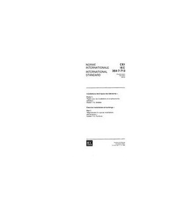 IEC 60364-7-713 Ed. 1.0 b:1996