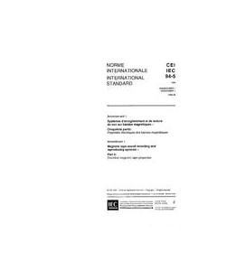 IEC 60094-5 Amd.1 Ed. 1.0 b:1996