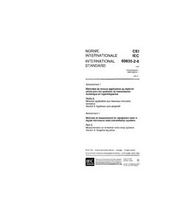 IEC 60835-2-8 Amd.1 Ed. 1.0 b:1996