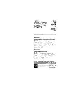 IEC 60169-21 Amd.1 Ed. 1.0 b:1996