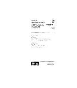 IEC 60839-10-1 Ed. 1.0 b:1995
