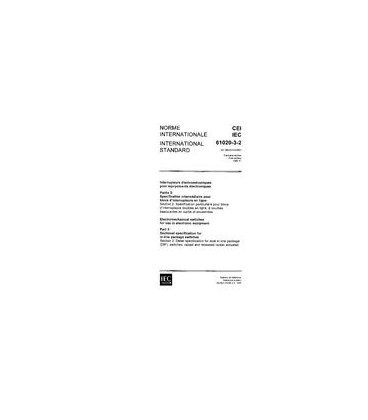 IEC 61020-3-2 Ed. 1.0 b:1995