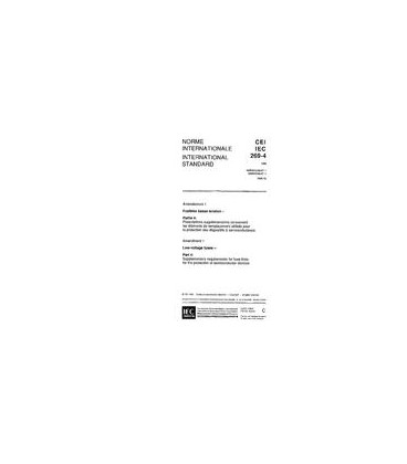 IEC 60269-4 Amd.1 Ed. 3.0 b:1995