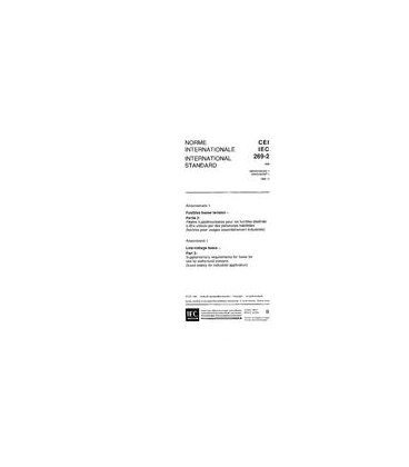 IEC 60269-2 Amd.1 Ed. 2.0 b:1995