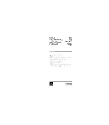 IEC 60601-2-22 Ed. 2.0 b:1995