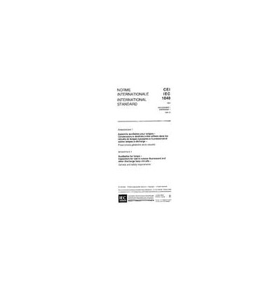 IEC 61048 Amd.1 Ed. 1.0 b:1995