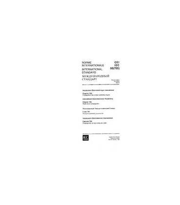 IEC 60050-705 Ed. 1.0 b:1995