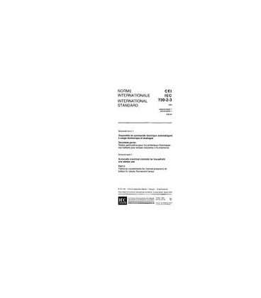 IEC 60730-2-3 Amd.1 Ed. 1.0 b:1995