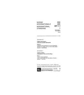 IEC 60287-1-1 Amd.1 Ed. 1.0 b:1995