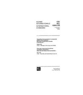 IEC 61300-2-33 Ed. 1.0 b:1995
