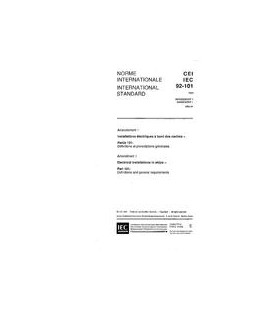 IEC 60092-101 Amd.1 Ed. 4.0 b:1995