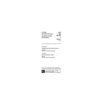 IEC 60092-101 Amd.1 Ed. 4.0 b:1995