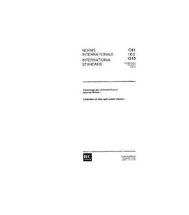 IEC 61315 Ed. 1.0 b:1995