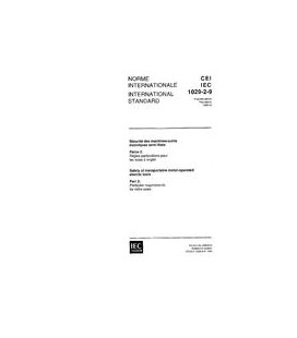 IEC 61029-2-9 Ed. 1.0 b:1995