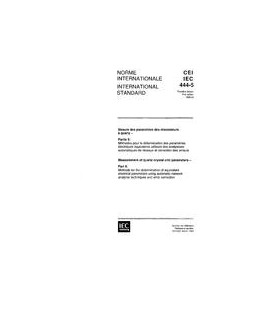 IEC 60444-5 Ed. 1.0 b:1995