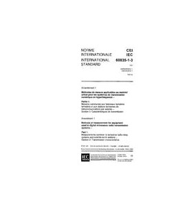 IEC 60835-1-3 Amd.1 Ed. 1.0 b:1995