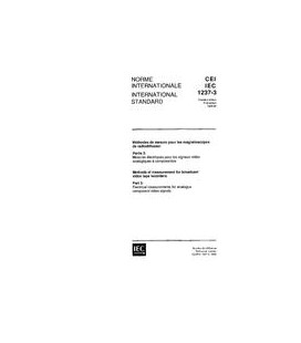 IEC 61237-3 Ed. 1.0 b:1995
