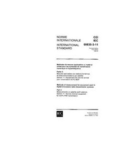 IEC 60835-3-11 Ed. 1.0 b:1995