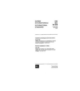 IEC 60092-353 Ed. 2.0 b:1995