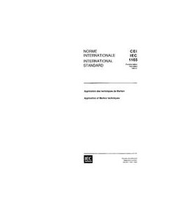 IEC 61165 Ed. 1.0 b:1995