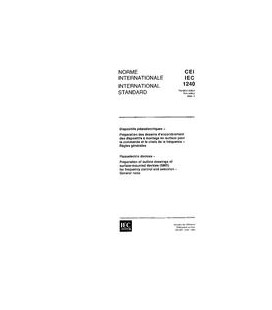 IEC 61240 Ed. 1.0 b:1994