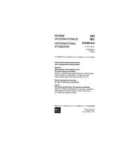 IEC 61020-6-2 Ed. 1.0 b:1994